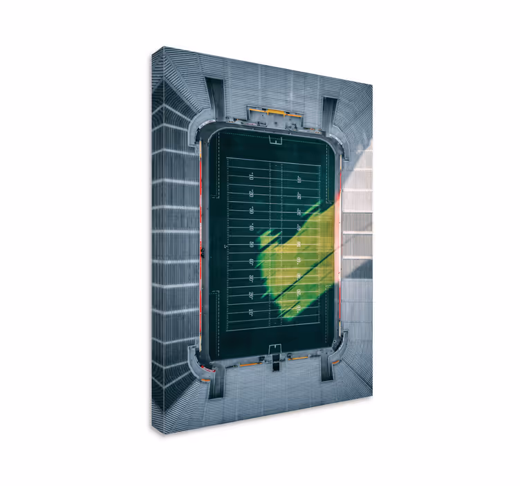 Leinwandbild Sport luftaufnahme des stadions - TenStickers