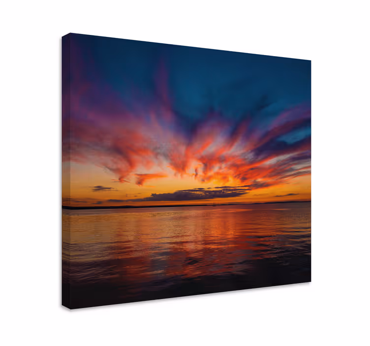 Wandbilder Landschaft Sonnenuntergang am meer - TenStickers