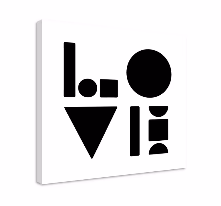 Geometrische wandbilder formen und figuren - TenStickers