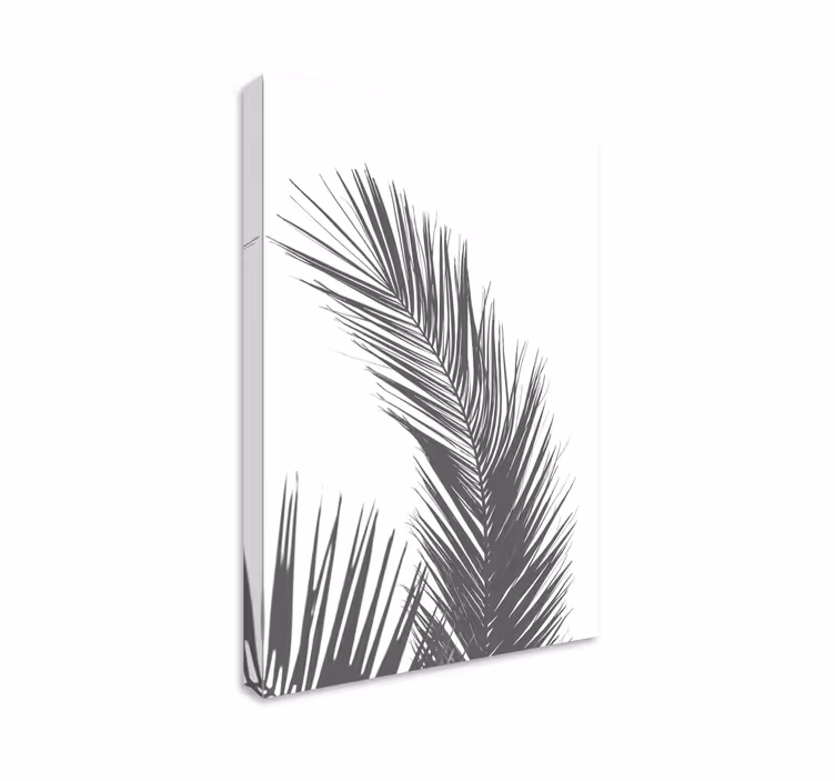 Leinwandbild elegante palmwedel - TenStickers