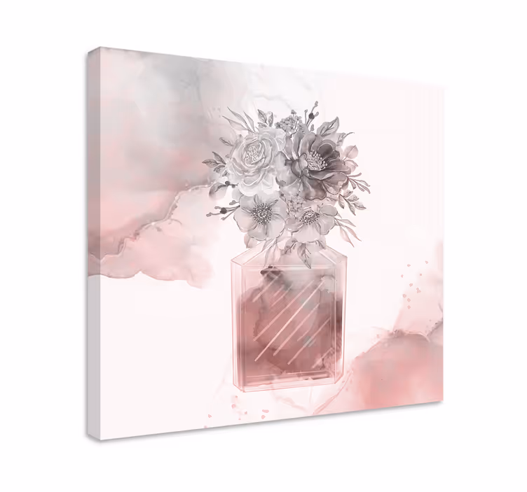 Leinwandbild mit floraler arrangementsvase - TenStickers