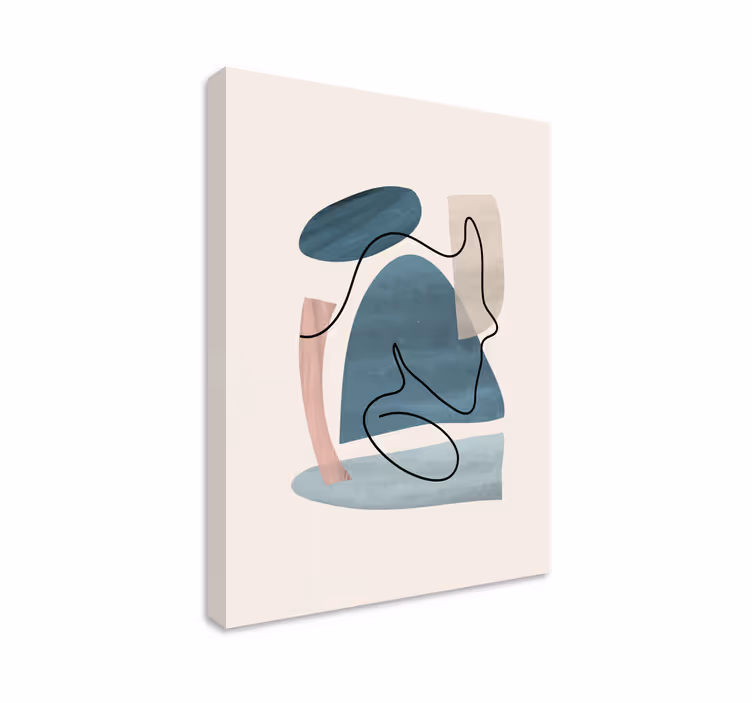 Moderne Wandbilder Büro Elegante lithographie - TenStickers