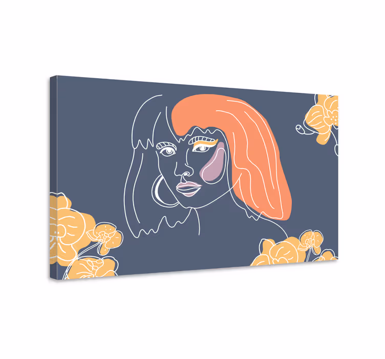Leinwandbild konzeptionelles botanisches motiv - TenStickers