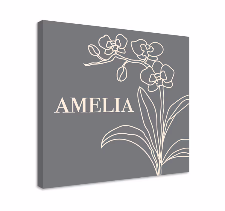 Leinwandbild im stilvollen blumen design - TenStickers