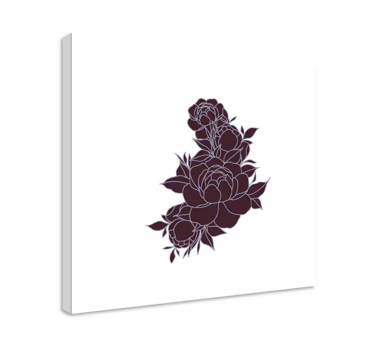 Leinwandbild üppige blumenarrangements - TenStickers