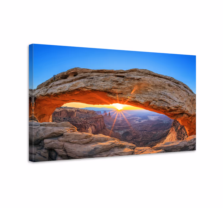 Wandbilder Landschaft sonnenaufgang bogenansicht - TenStickers