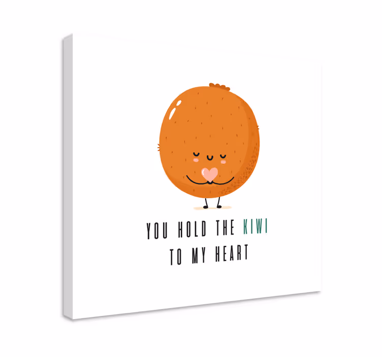 Wandbilder Sprüche Lustiges zitat mit kiwi - TenStickers