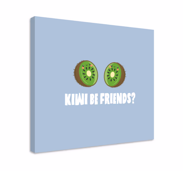 Wandbilder Sprüche Lustiges zitat mit kiwis - TenStickers