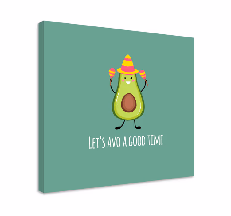 Wandbilder sprüche avocado gute zeiten - TenStickers