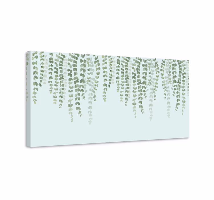 Leinwand Pflanzen Hängende elegante Pflanzen - TenStickers