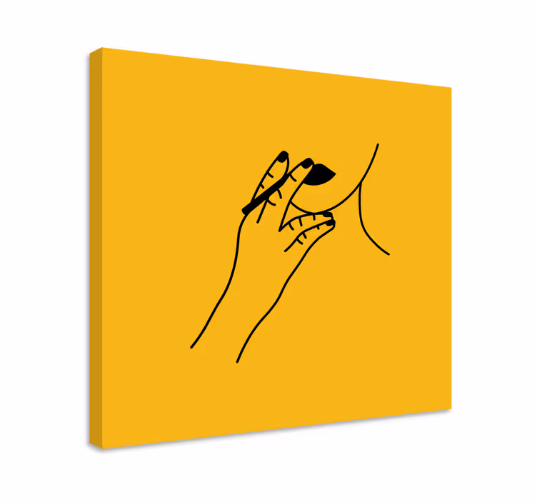 Wandbilder vintage stilvolle handgesten - TenStickers