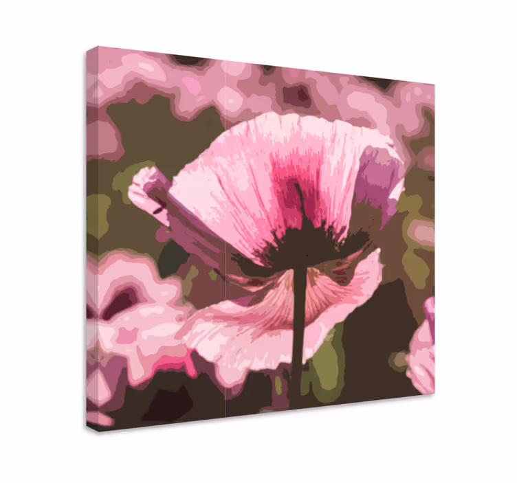 Leinwandbild Blume abstrakte blüte - TenStickers