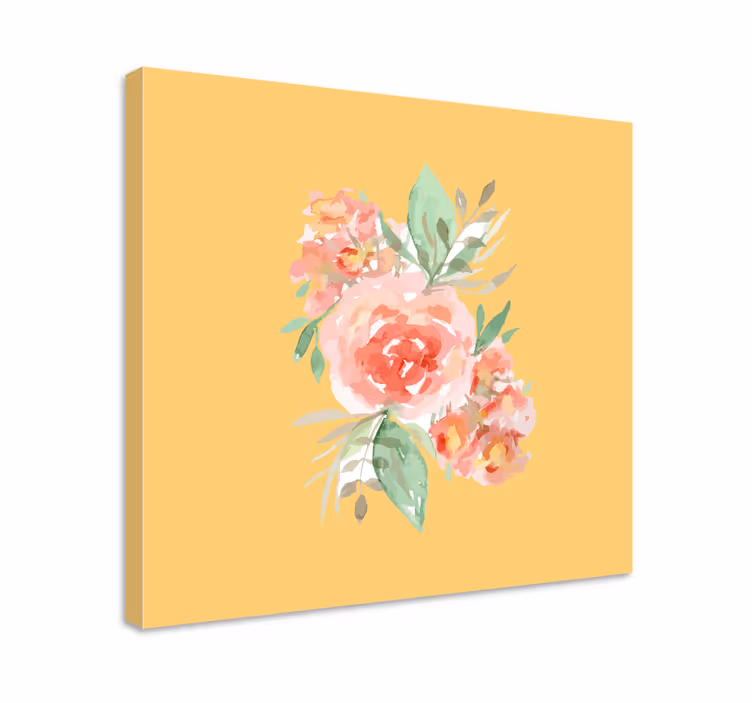 Leinwandbild blumenstrauß design - TenStickers