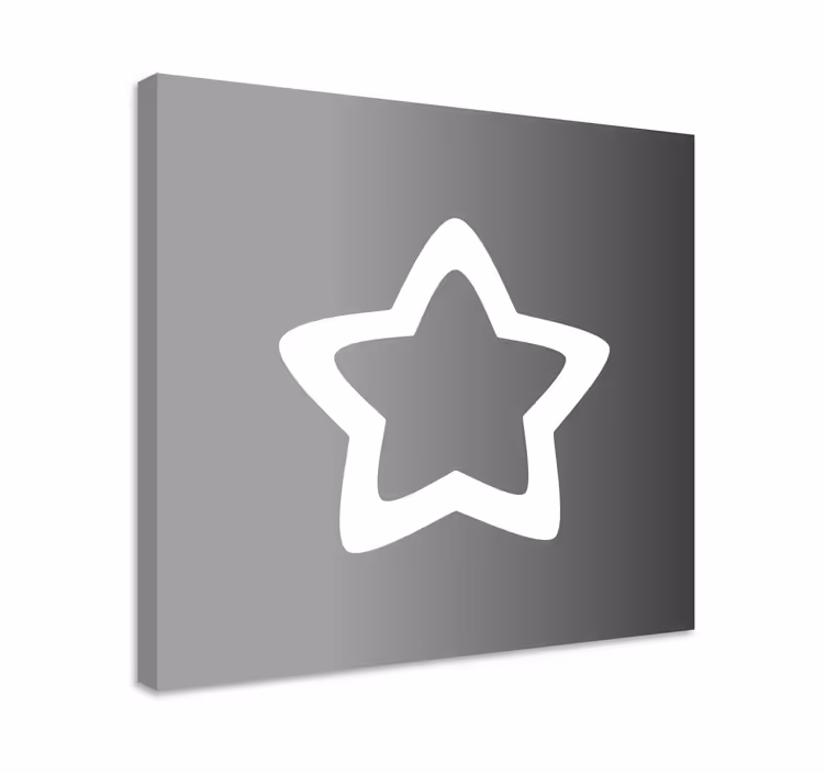 Leinwandbild ornament sternumriss - TenStickers