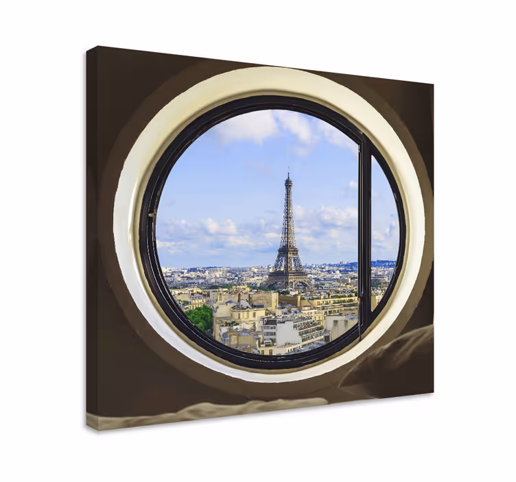 Leinwandbild eiffelturm aussicht - TenStickers