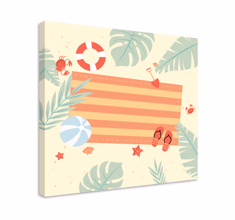 Leinwandbild mit strandmotiven - TenStickers