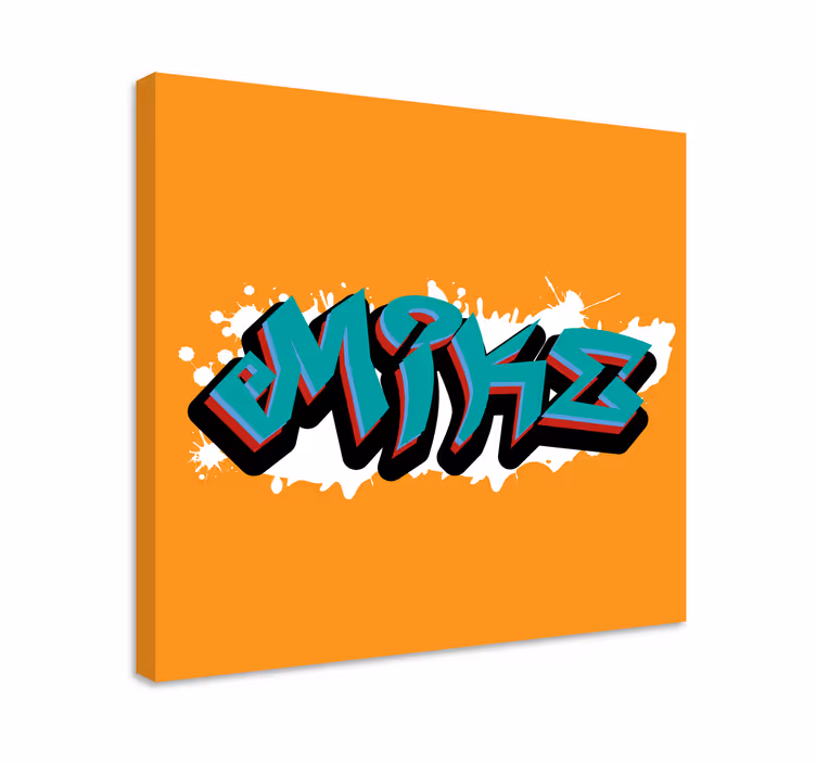 Leinwandbild personalisiert King-graffiti im wilden stil - TenStickers