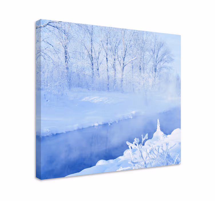 Wandbilder landschaft winterbach ansicht - TenStickers