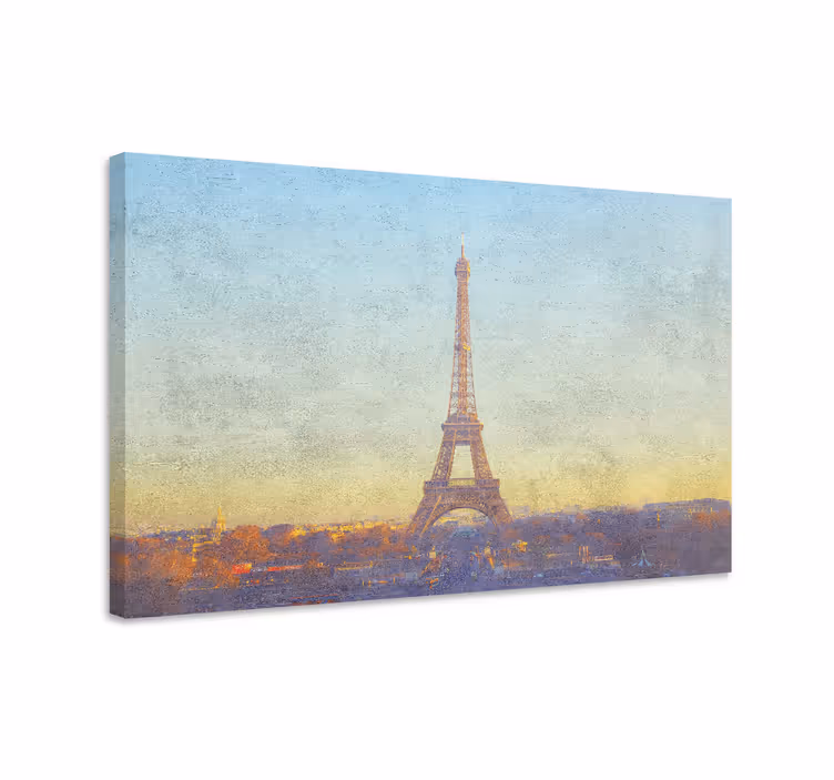 Leinwandbild eiffelturm landschaft - TenStickers
