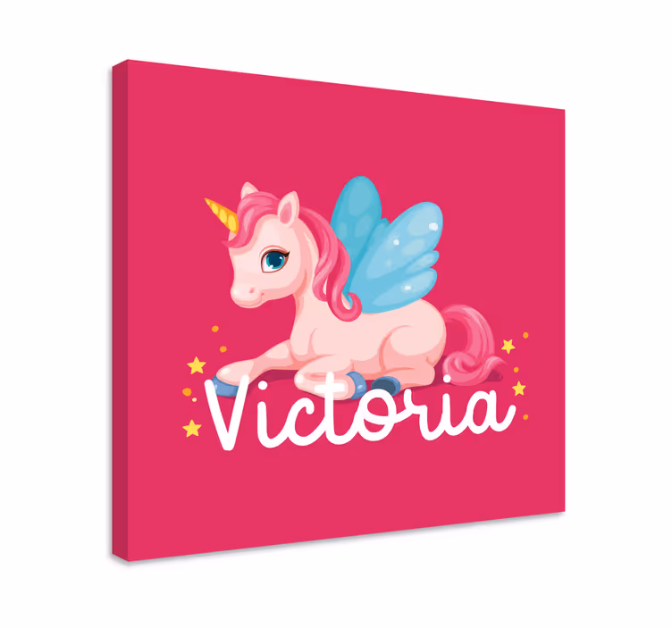 Einhorn wandbild süße fantasiewesen - TenStickers