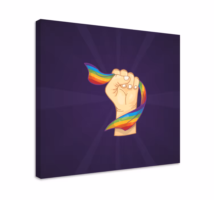 Wandbilder sprüche mit symbol der stolzfaust - TenStickers