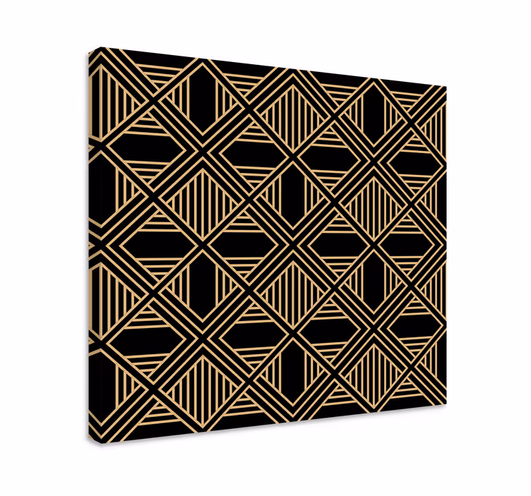 Wandbild Wohnzimmer Art deco tolles gatsby-stil-muster - TenStickers