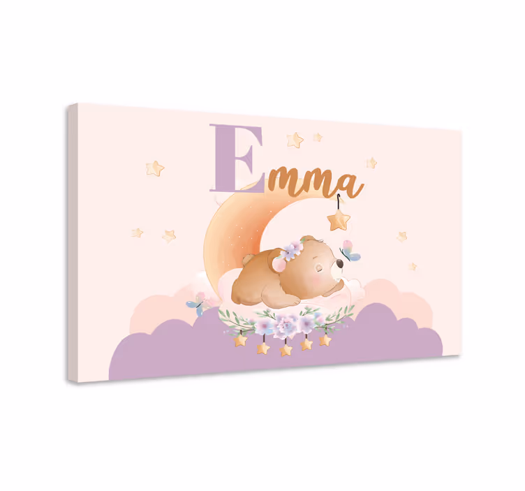 Leinwandbild babys bärchenträume - TenStickers