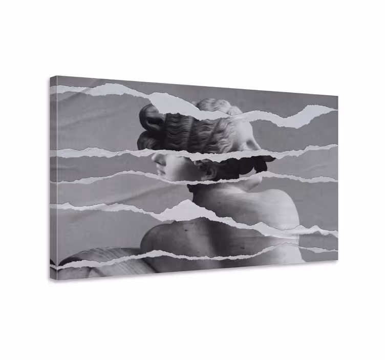 Wandbild Griechisches Statuen Bild zerrissen - TenStickers