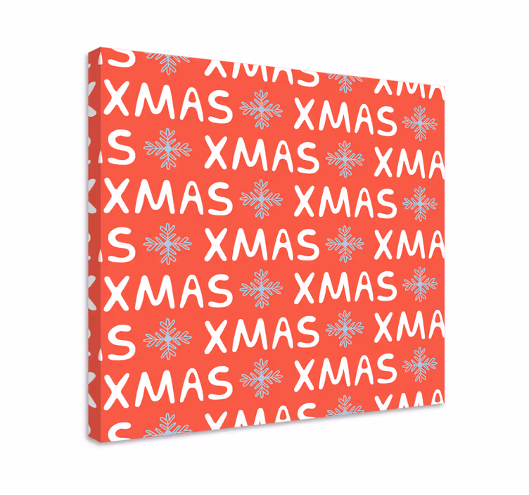 Wandbilder sprüche weihnachts schneeflocken muster - TenStickers