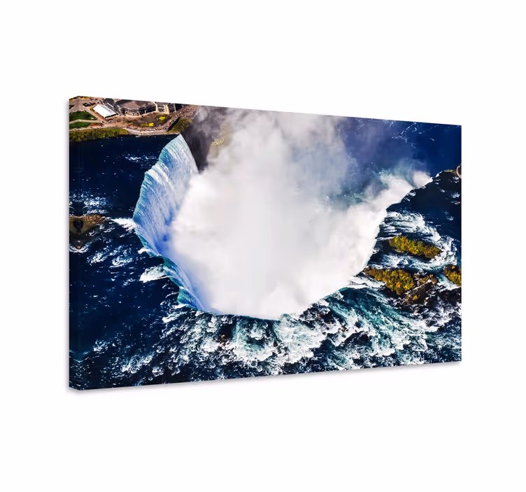Wandbilder Landschaft luftaufnahme der niagarafälle - TenStickers