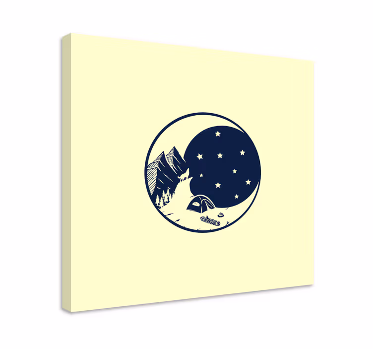 Wandbilder modern Zehn und sternenhimmel - TenStickers