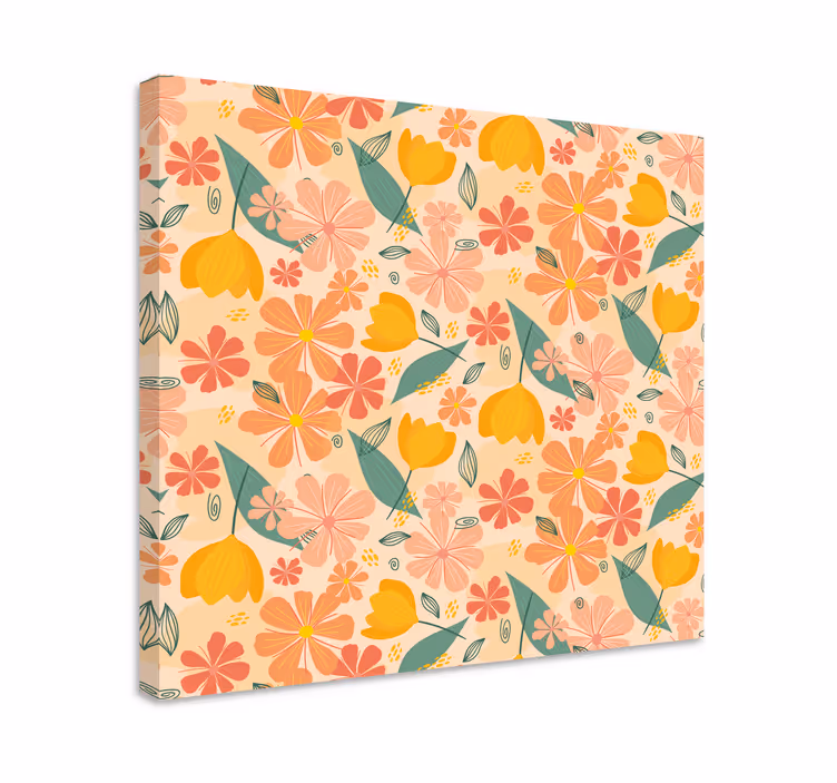 Leinwandbild botanische inspiriertes arrangement - TenStickers