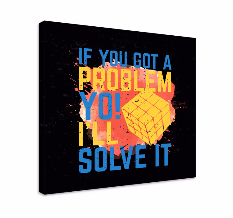 Wandbilder sprüche rubik's cube zitat - TenStickers