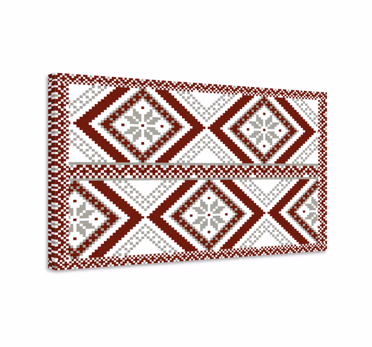 Wandbilder modern geometrisches diamantdesign - TenStickers
