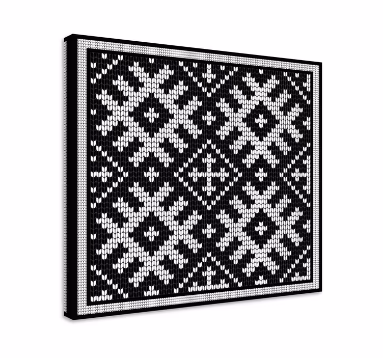 Wandbilder modern mit elegantem mustermotiv - TenStickers