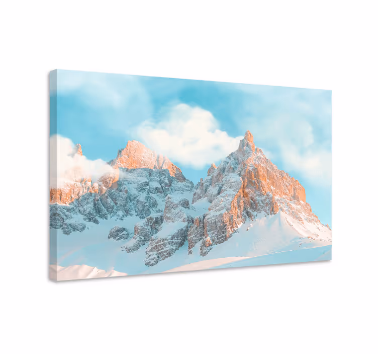 Wandbilder landschaft majestätische berggipfel - TenStickers