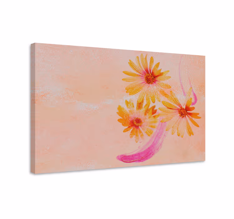 Leinwandbild sonnenblumen im licht - TenStickers