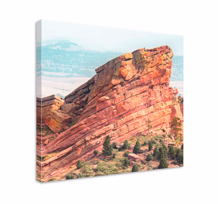 Wandbilder landschaft majestätische felsformation - TenStickers