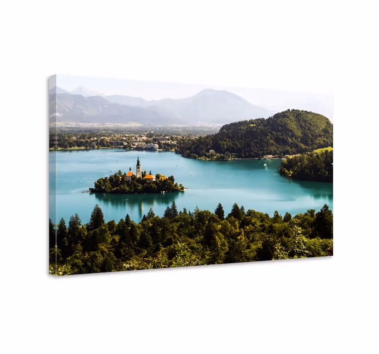 Wandbilder Landschaft Slowenischer See - TenStickers