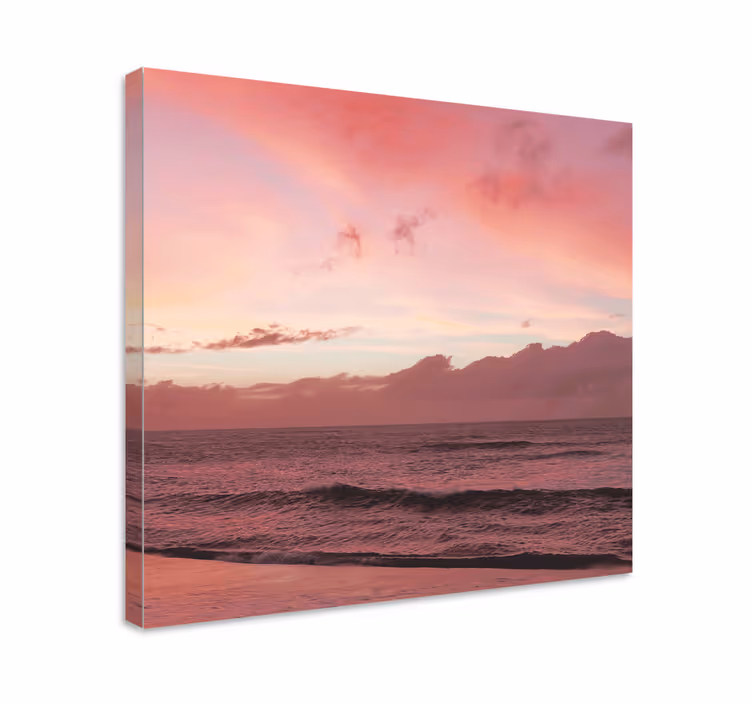 Wandbilder landschaft beruhigender ozean sonnenuntergang - TenStickers