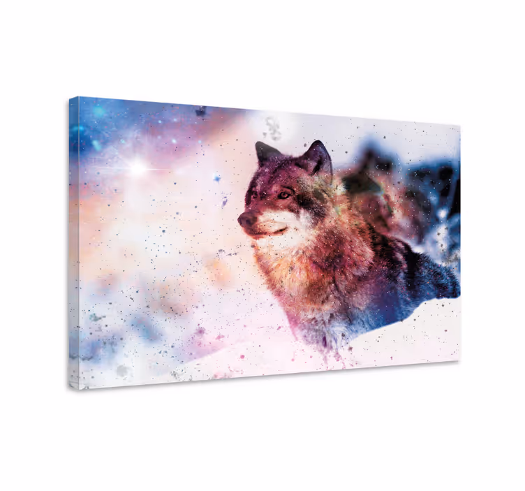Wandbilder Hunde majestätisches wolfsporträt - TenStickers