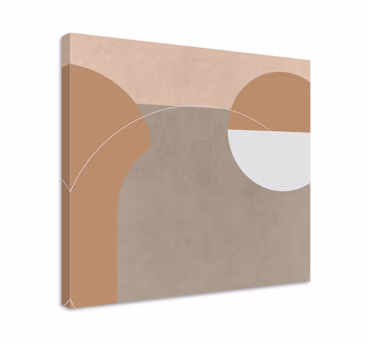 Wandbilder modern abstrakte geometrische formen - TenStickers