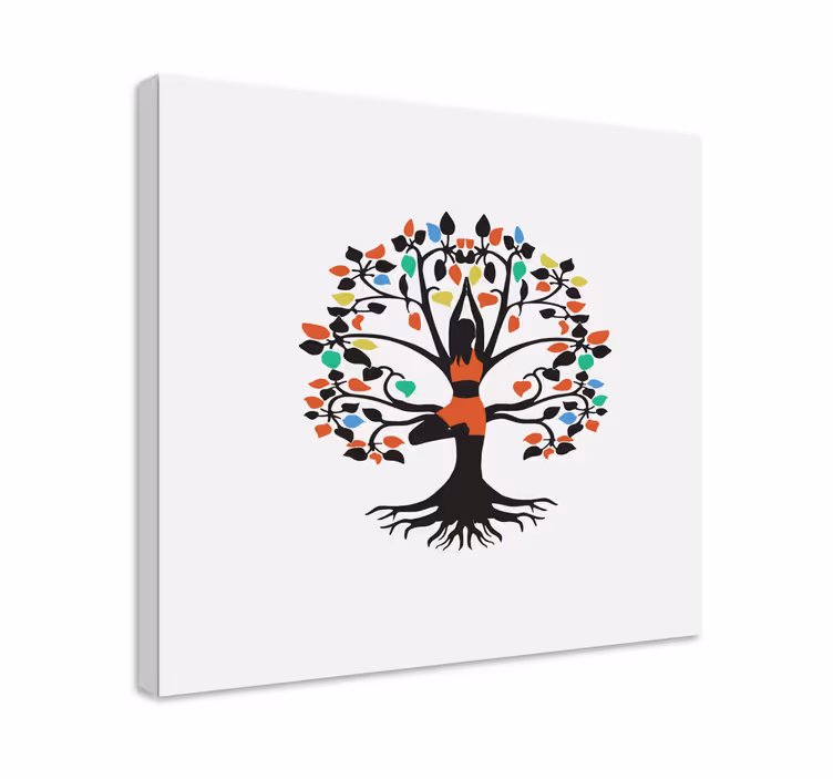 Leinwandbild lebensbaum essenz - TenStickers