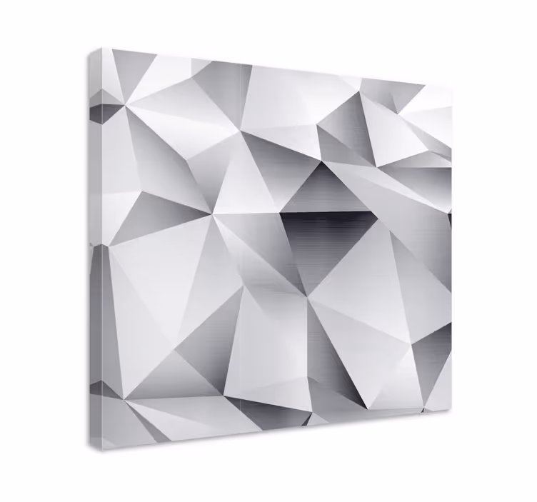 Wandbild Wohnzimmer Silbernes kosmisches geometrisches Muster - TenStickers