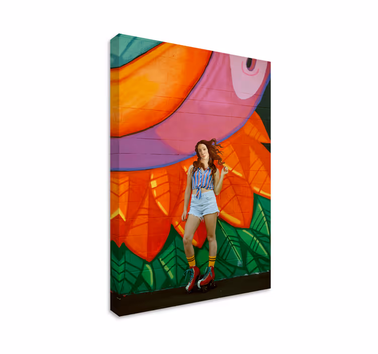 Kunst auf Leinwand Linienroller venus - TenStickers