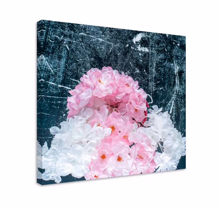 Leinwandbild blush blumenarrangement - TenStickers