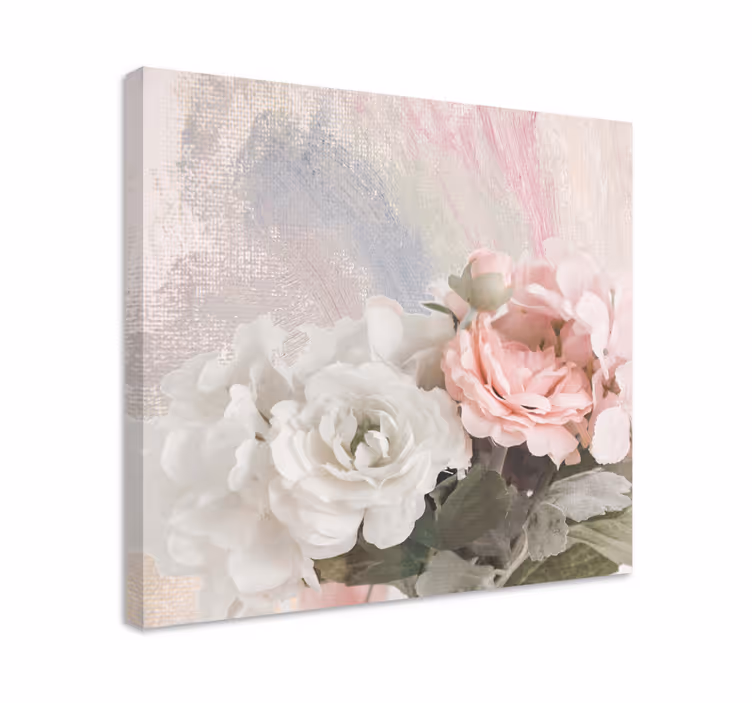 Leinwandbild florales blumenarrangement - TenStickers