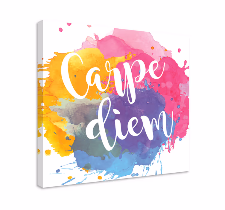 Wandbilder sprüche carpe diem kunst - TenStickers