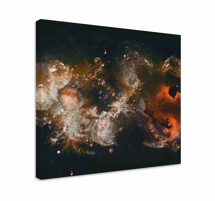 Leinwandbild abstrakt kosmische bewegung - TenStickers