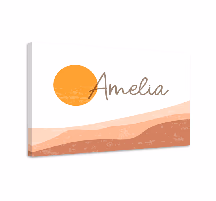 Wandbilder sprüche eleganter personalisierter name - TenStickers